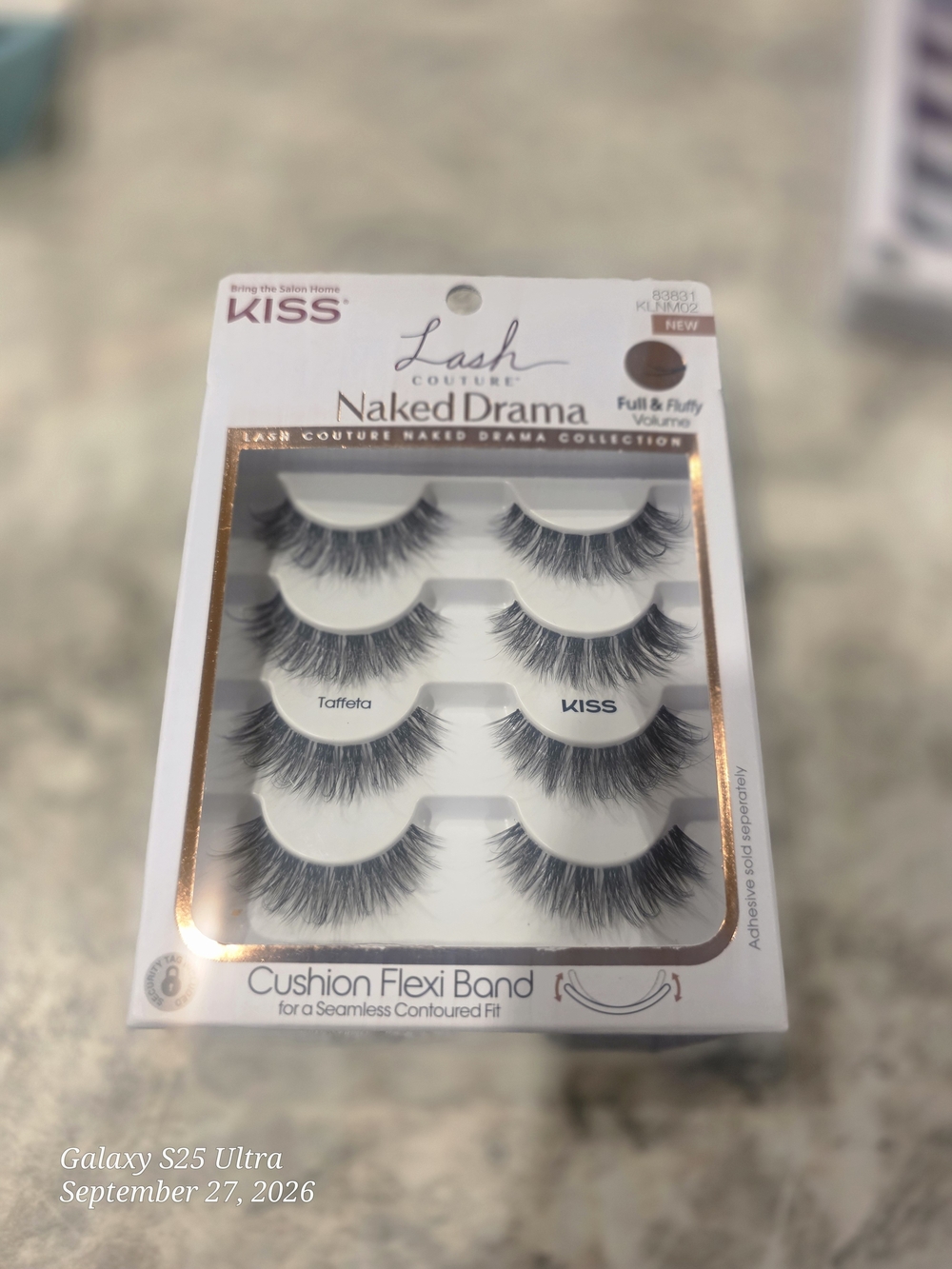 Kiss Lash Couture Naked Drama Faux Lashes - Black